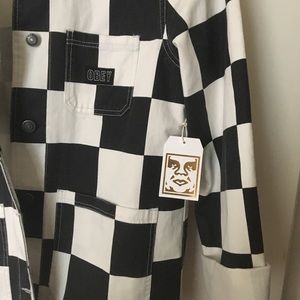 (NEW)OBEY Bishop Checkered Jacket